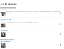 Tablet Screenshot of lifeinmomentsbykelsey.blogspot.com