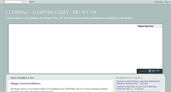 Desktop Screenshot of harpersferryclimbing.blogspot.com