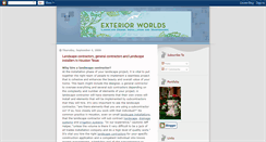 Desktop Screenshot of exteriorworlds.blogspot.com