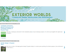 Tablet Screenshot of exteriorworlds.blogspot.com