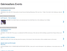 Tablet Screenshot of oaks-events.blogspot.com