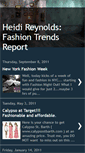 Mobile Screenshot of heidireynoldsfashiontrendsreport.blogspot.com