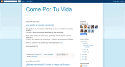 Desktop Screenshot of comextuvida.blogspot.com