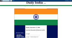 Desktop Screenshot of indiaday.blogspot.com