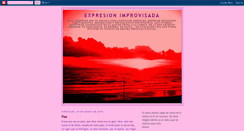 Desktop Screenshot of expresionimprovisada.blogspot.com