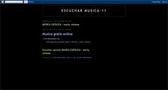 Desktop Screenshot of escucharmusica-11.blogspot.com