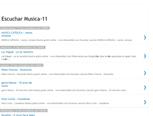 Tablet Screenshot of escucharmusica-11.blogspot.com
