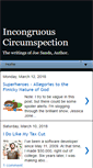 Mobile Screenshot of incongruouscircumspection.blogspot.com