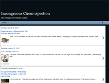 Tablet Screenshot of incongruouscircumspection.blogspot.com