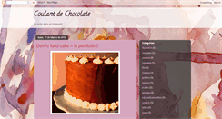 Desktop Screenshot of coulantdechocolate.blogspot.com