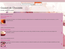 Tablet Screenshot of coulantdechocolate.blogspot.com