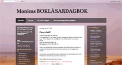Desktop Screenshot of boklasardagbok.blogspot.com