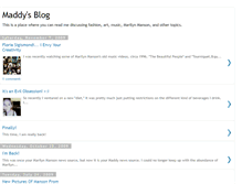 Tablet Screenshot of maddymolloy.blogspot.com