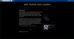 Desktop Screenshot of mrsdenver2009.blogspot.com