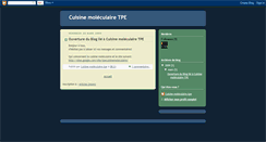Desktop Screenshot of cuisinemolculairetpe.blogspot.com