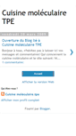 Mobile Screenshot of cuisinemolculairetpe.blogspot.com