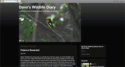 Desktop Screenshot of djryveswildlifediary.blogspot.com