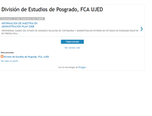 Tablet Screenshot of posgradofcaujed.blogspot.com