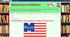 Desktop Screenshot of biologiaunimeta.blogspot.com