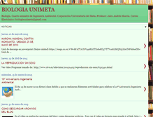 Tablet Screenshot of biologiaunimeta.blogspot.com