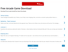 Tablet Screenshot of freearcadegamedownload.blogspot.com