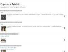 Tablet Screenshot of enphormatriatlon.blogspot.com