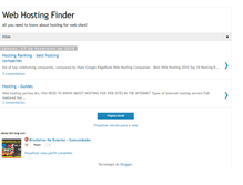 Tablet Screenshot of hosting-finder.blogspot.com