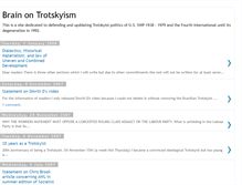 Tablet Screenshot of brainontrotskyism.blogspot.com