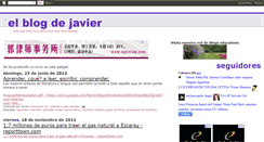 Desktop Screenshot of elblogdejaviersaez.blogspot.com