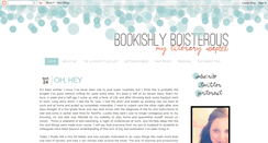 Desktop Screenshot of bookishlyboisterous.blogspot.com