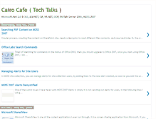Tablet Screenshot of cairocafe.blogspot.com