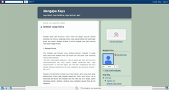 Desktop Screenshot of mengapakaya.blogspot.com