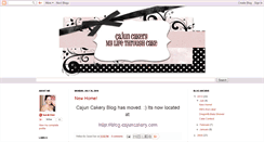 Desktop Screenshot of cajuncakery.blogspot.com