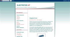 Desktop Screenshot of electronics-kit.blogspot.com