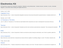Tablet Screenshot of electronics-kit.blogspot.com