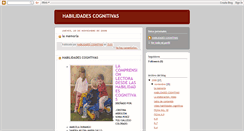 Desktop Screenshot of habilidades-cognitivas.blogspot.com