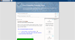 Desktop Screenshot of freeprintablepages.blogspot.com