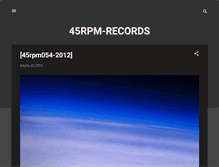 Tablet Screenshot of 45rpm-records.blogspot.com