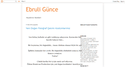 Desktop Screenshot of ebruligunce.blogspot.com