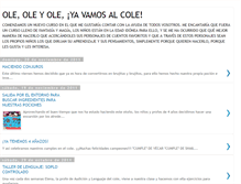 Tablet Screenshot of oleoleyoleyavamosalcole.blogspot.com