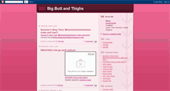 Desktop Screenshot of bigbuttandthighs.blogspot.com