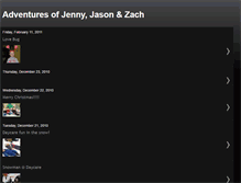 Tablet Screenshot of adventuresofjennyandjason.blogspot.com