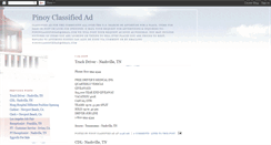 Desktop Screenshot of pinoyclassifiedad.blogspot.com