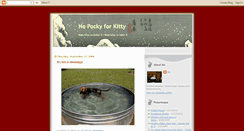 Desktop Screenshot of nopockyforkitty.blogspot.com
