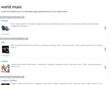 Tablet Screenshot of music-duniamusik.blogspot.com