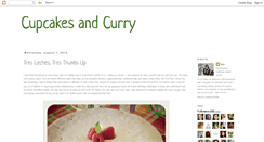 Desktop Screenshot of cupcakesandcurry.blogspot.com