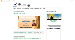 Desktop Screenshot of masjidpdrm.blogspot.com