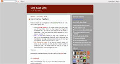 Desktop Screenshot of linkbacklink.blogspot.com