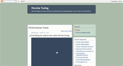 Desktop Screenshot of porschetuning.blogspot.com