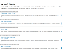 Tablet Screenshot of mattmayer.blogspot.com